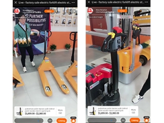 新牛頓叉車工廠直播圓滿結束